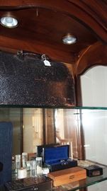 Dr. Leigh's medical bag and misc. vintage medical collectibles