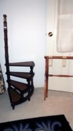 Luggage Rack and stairs