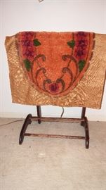 Old hooked rug w/ provenance