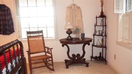 Darling Antique Table w/ Oil Lamp