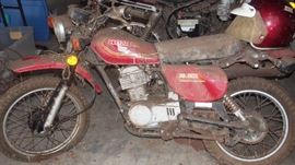 Vintage 1980's Era Honda SX80S Motorcycle and Nighthawk 450 too