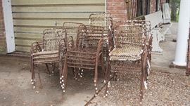 Old Metal Chairs