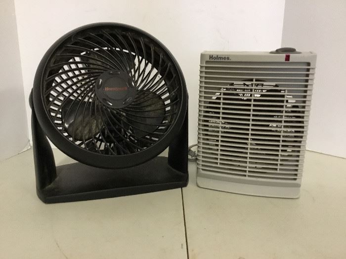Honeywell Small Fan and Holmes Small Heater

