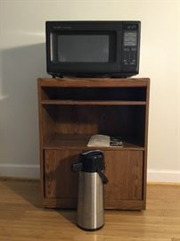 Microwave with Stand and Carafe https://ctbids.com/#!/description/share/51410