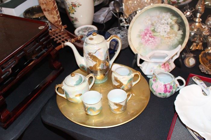 24k Japanese tea set