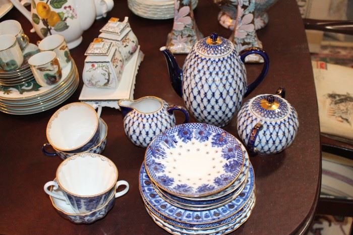 Russian St Petersburg porcelain set
