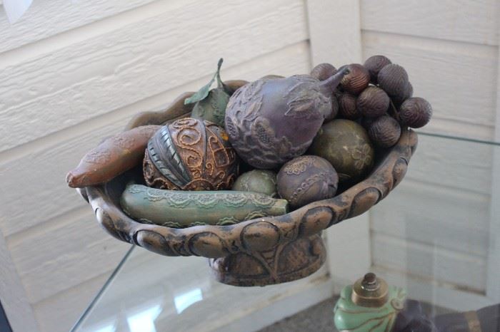 Mexican fruit bowl - appears hand painted
