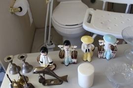 Asian inspired ceramic figurines