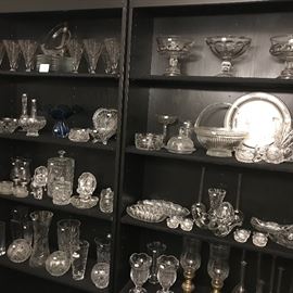 Much crystal including Waterford, Baccarat and much more