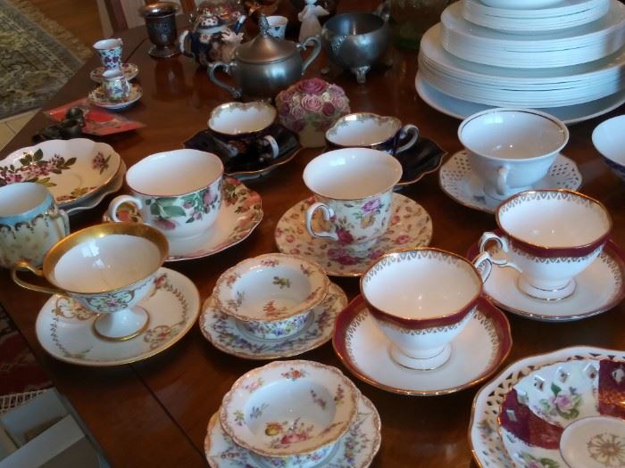 CUPS AND SAUCERS