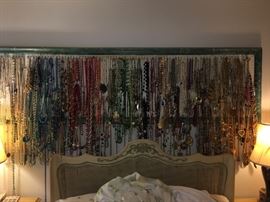 Wall of necklaces! 