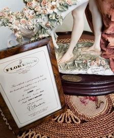 Original limited edition large Giuseppe Armani figurines. Florence sculture d'arte.