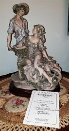 Original limited edition large Giuseppe Armani figurines. Florence sculture d'arte.