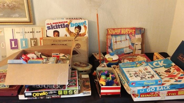 Plethora of games from 1960's & 1970's with original boxes and all the pieces!