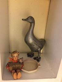 Hummel and metal Duck.