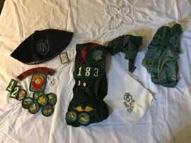 Large assortment of Vintage Girl Scout Items.