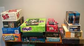 Tons of Board Games.