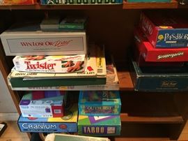 Tons of Board Games.