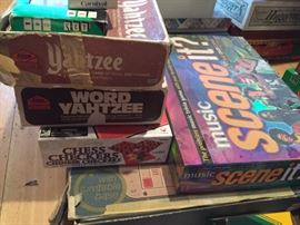 Tons of Board Games.