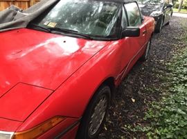 1992 Mercury Capri Convertible - Includes car cover