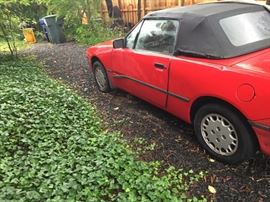 1992 Mercury Capri Convertible - Includes car cover