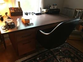 Desk and Office Chair.