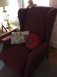 Armchair and Pillows, and Daniel Tiger