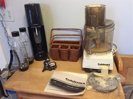Cusinart Food Processor, SodaStream kitchen caddy