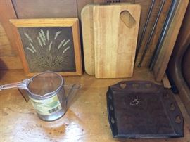 Wooden Kitchen Items.