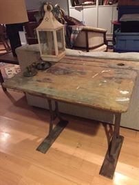 Vintage School Desk.