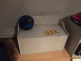 Wooden Toy Box.