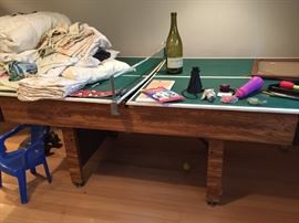 Pool/Ping Pong Table.