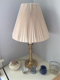 Lamp and Decorative Items.