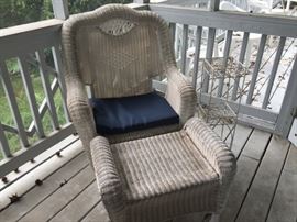Wicker Chairs.
