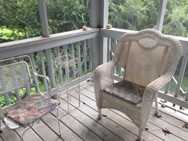 Wicker Chairs.