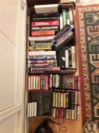 DVD, cassettes, 8 tracks
