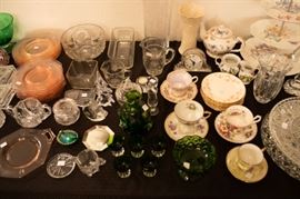vintage glassware