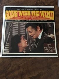 GONE WITH THE WIND SEALED VINYL RECORD. 