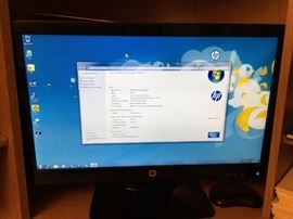 HP PAVILION SLIMLINE S5000 SERIES DESKTOP, 22” MONITOR, KEYBOARD, MOUSE