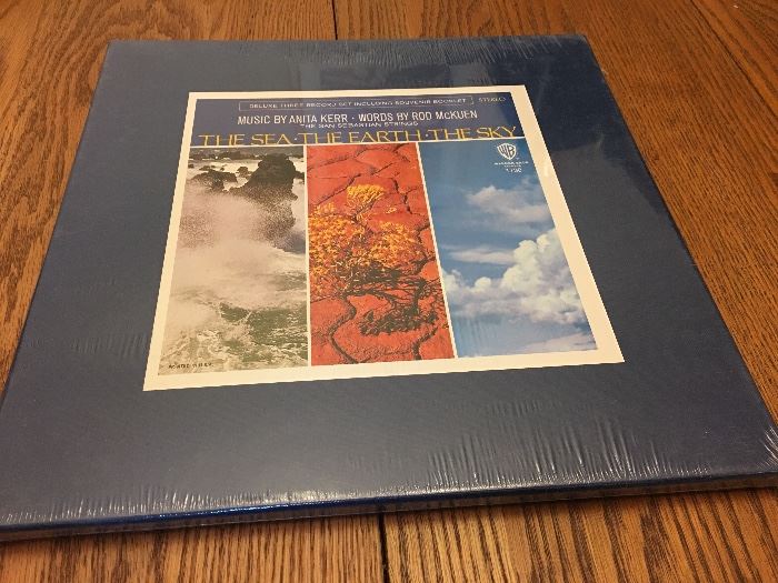 3 LP BOX SET  WITH SOUVENIR BOOKLET. THE SEA THE EARTH THE SKY. SEALED 