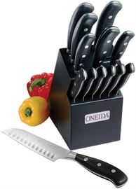 Oneida 14Piece Triple Rivet Classic Knife Set wit ...