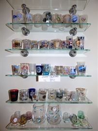 Collection of shot glasses