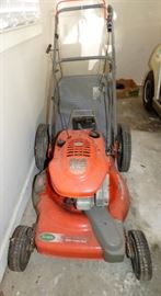 Scott's Self-Propelled push mower with bag