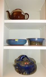 Original hand thrown pottery pieces