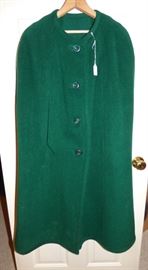 Wool Cape handmade by client's mother