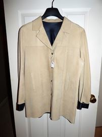 Suede/leather jacket by Vera Pelle Italy