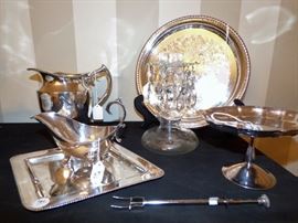 Silverplate pieces