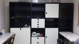 Four piece wall unit...with pull out bed and desk.