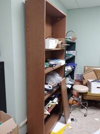 Light Brown Modern Style Office Bookshelf