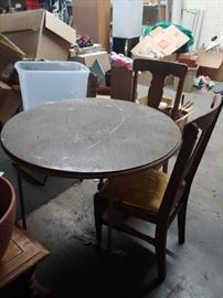 Vintage Dining Table and Chairs